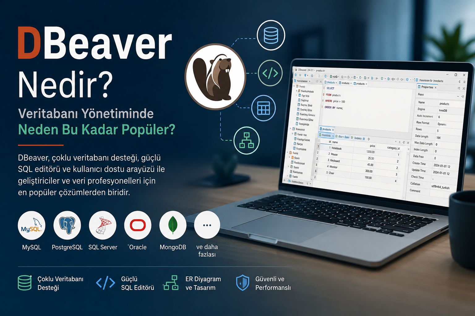 DBeaver Nedir? Veritabanı Yönetiminde Neden Bu Kadar Popüler?