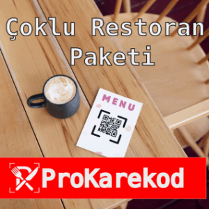 Prokarekod Çoklu Restoran Menü